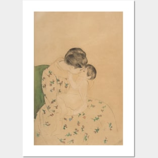 Mother's Kiss by Mary Cassatt Posters and Art